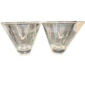 Grey Goose Stemless Martini Glasses